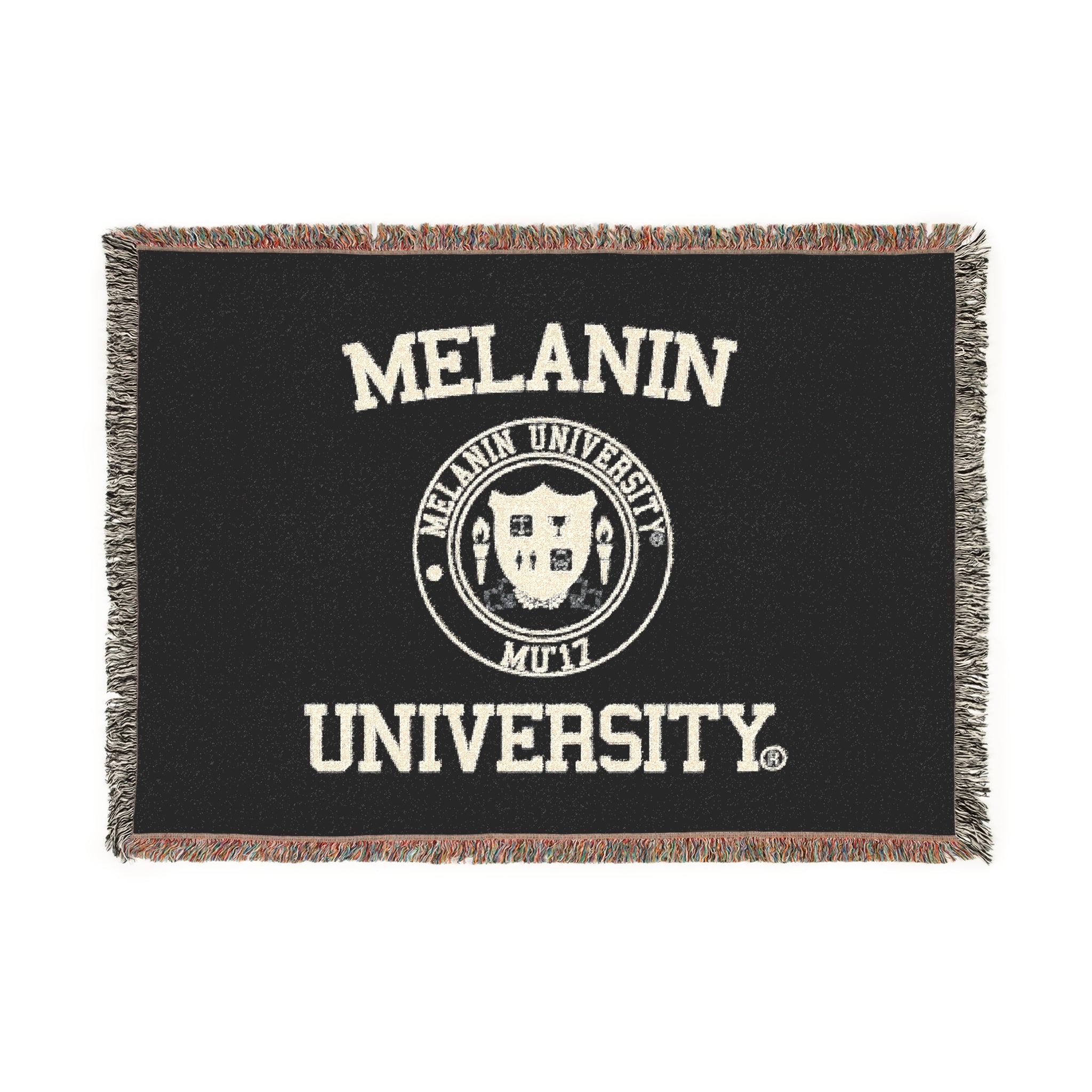 Melanin University® Woven Blanket